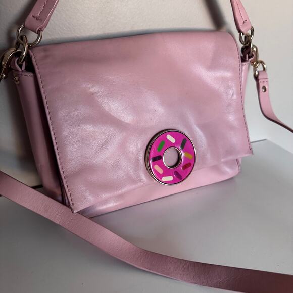Kate Spade Darcel Tobyn Pink Leather Donut Crossbody Bag - READ DESC. - Picture 2 of 9